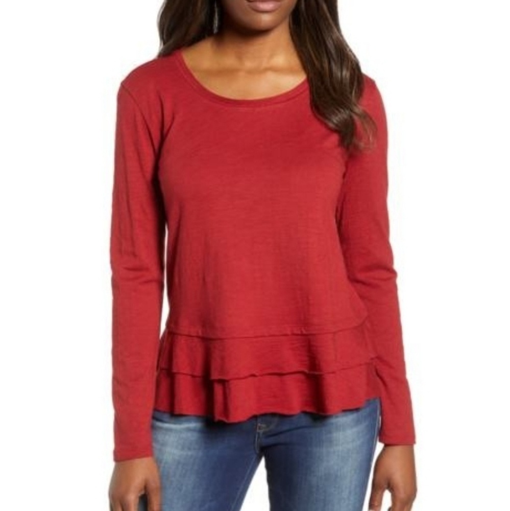 *NEW* Caslon tiered long sleeve